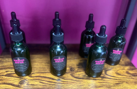 Herb infused hair growth oil