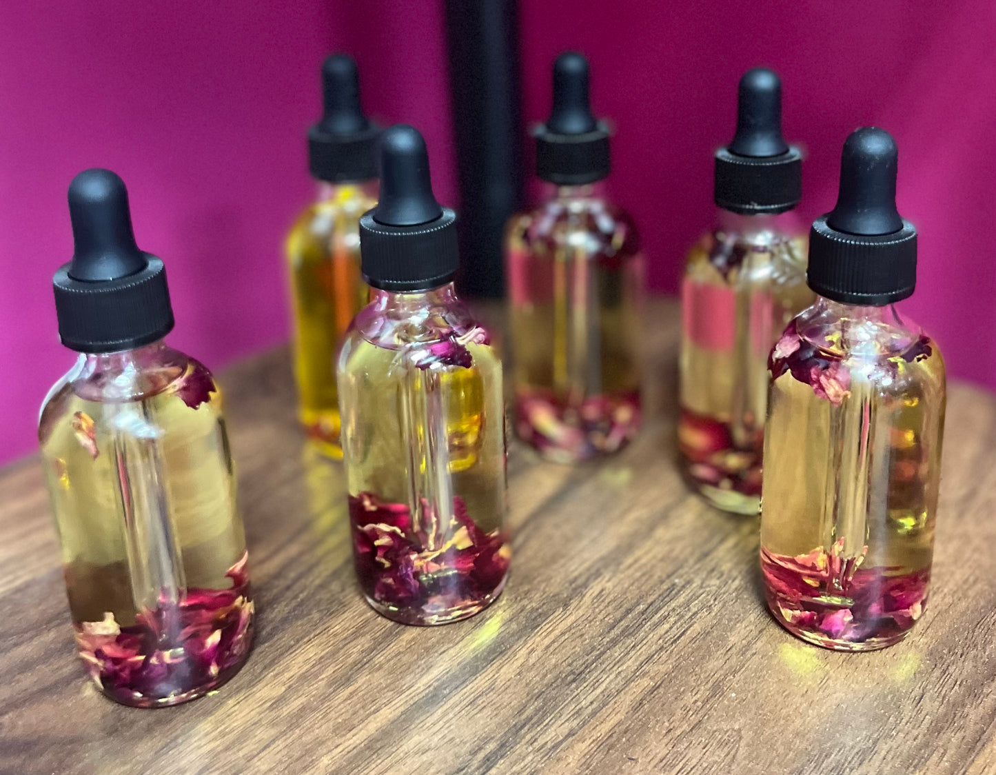 Rose body oil