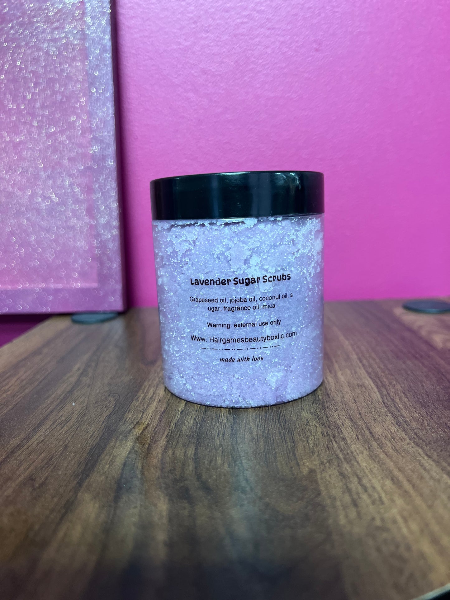 Lavender sugar scrub