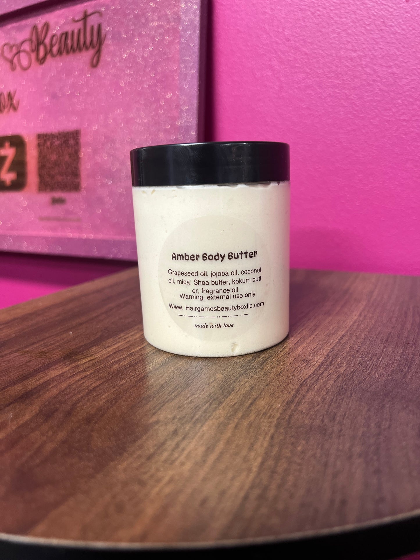 Amber body butter