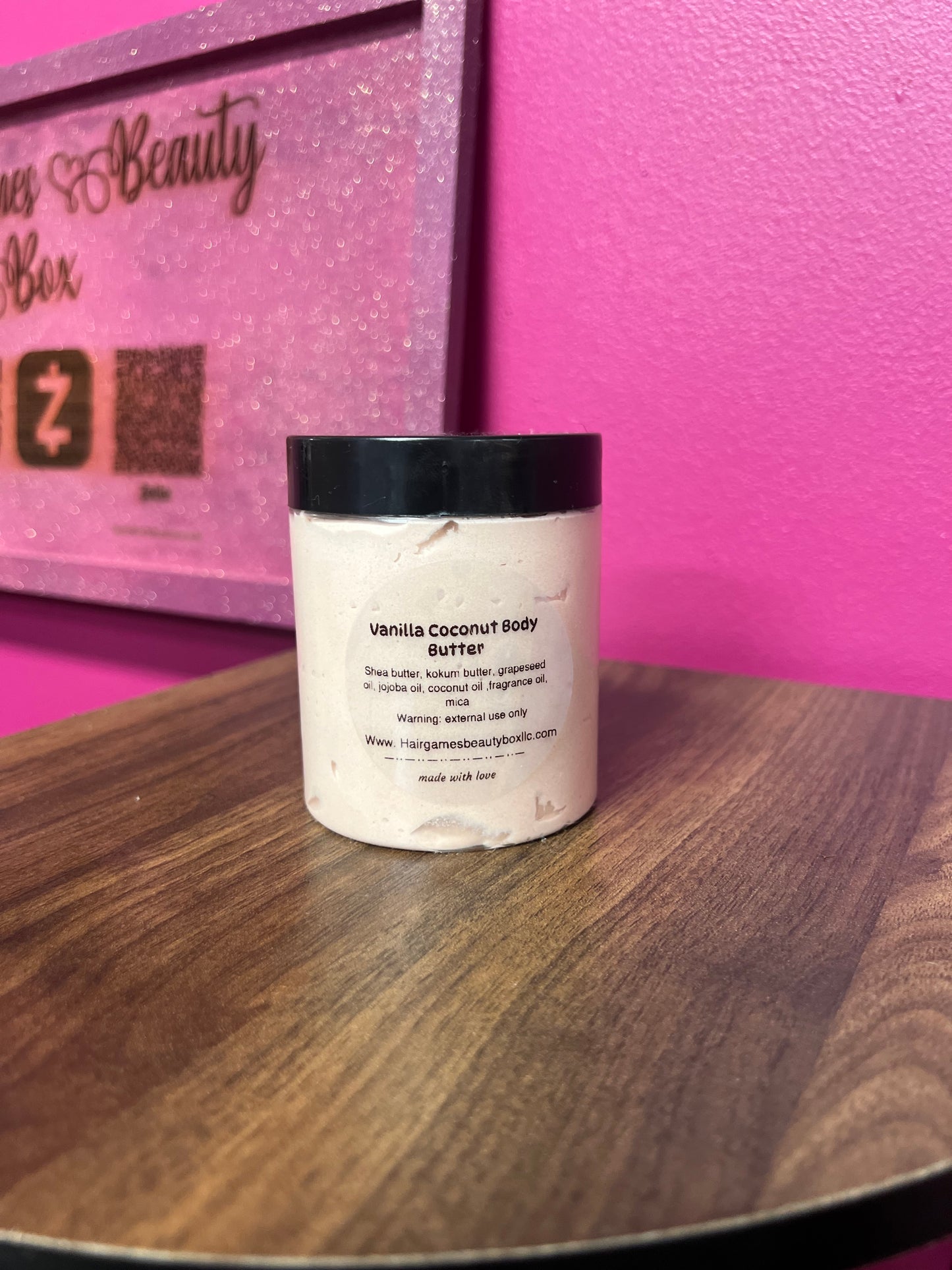 Vanilla coconut body butter