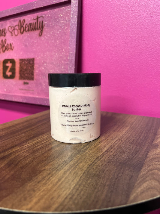 Vanilla coconut body butter